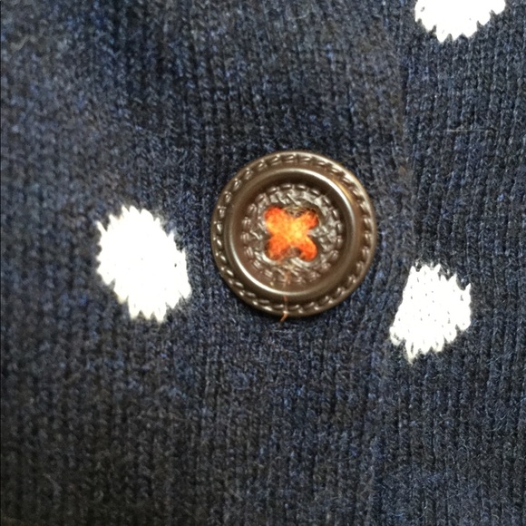 Charlie & Robin Polka Dot Cardigan with Birds - Picture 6 of 11